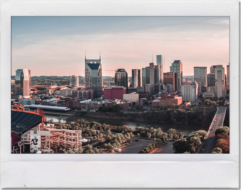 Nashville skyline photo